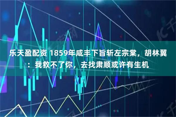 乐天盈配资 1859年咸丰下旨斩左宗棠,胡林翼:我救不了你,去找肃顺或许有生机
