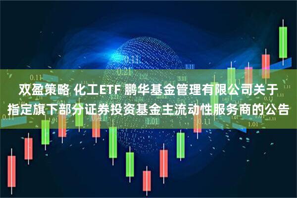 双盈策略 化工ETF 鹏华基金管理有限公司关于指定旗下部分证券投资基金主流动性服务商的公告